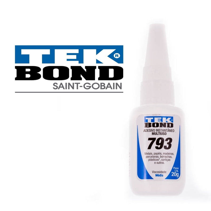 Cola Adesiva Instantânea 793 Tek Bond